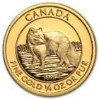 Gold Arctic Fox Coin