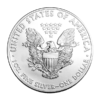 silver american eagle coin back no background