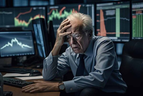 Senior stock trader in shock after market losses
