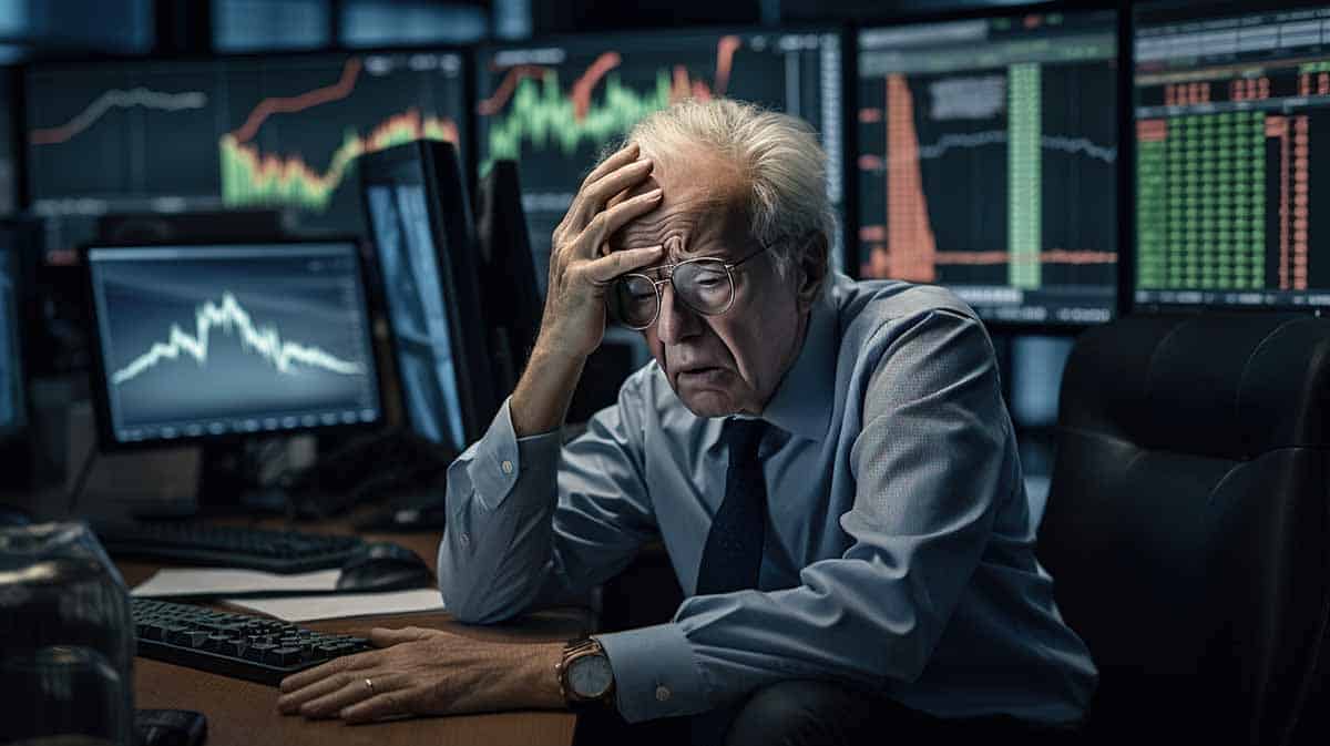 Senior stock trader in shock after market losses