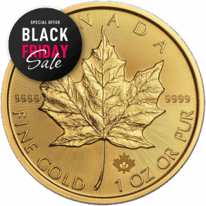 Gold Canadian Maple Leaf 1 oz.