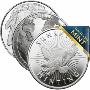 Silver Round 1 oz. - 99.9% (Random Mint)