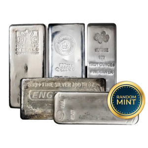 Silver 100 oz Bar (Random Mint) - 99.9%