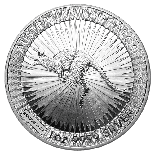 silver 1 oz kangaroo front