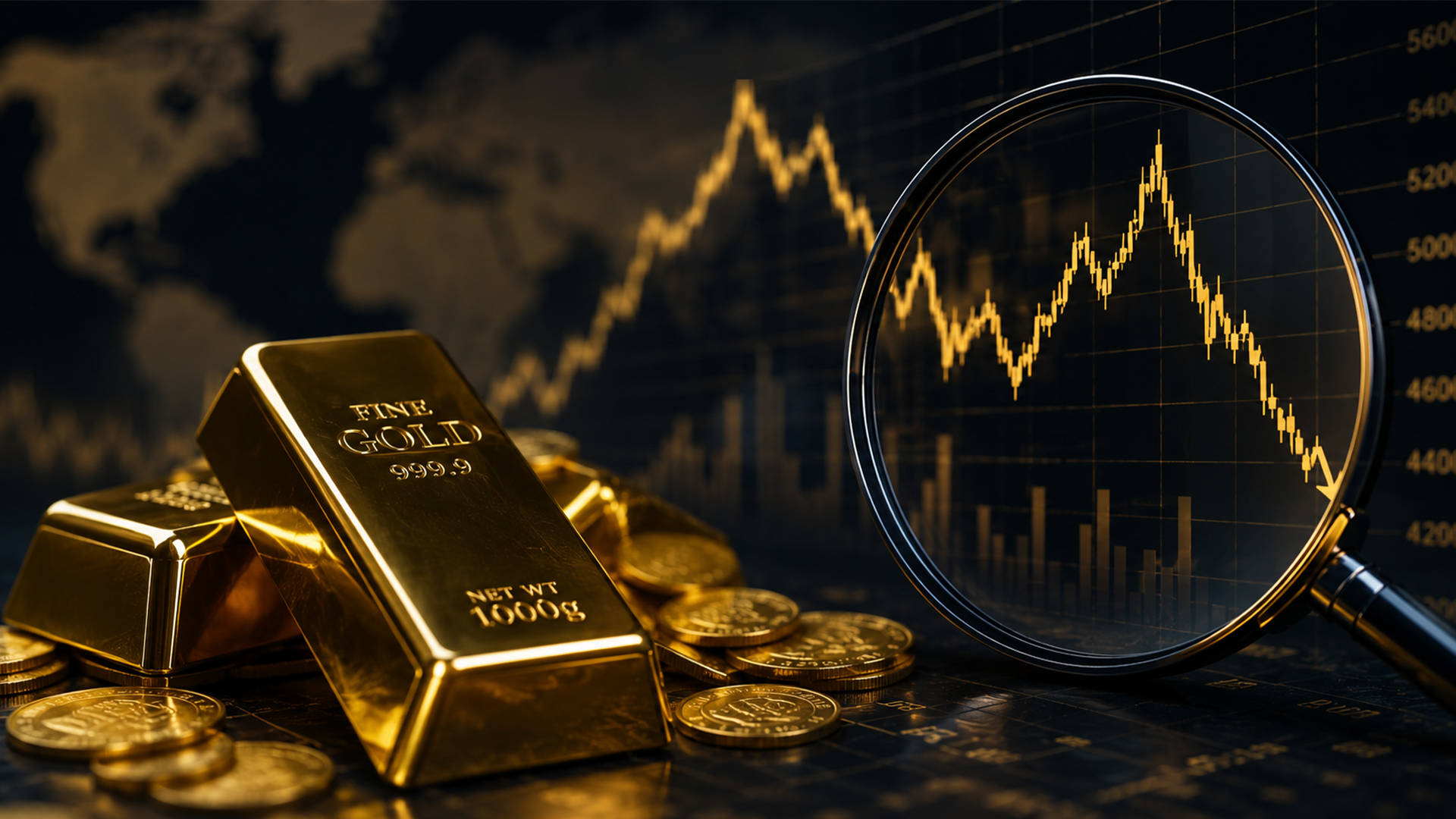 why did gold prices drop