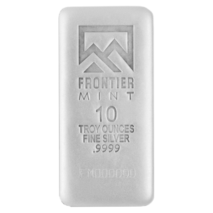 Frontier Silver bar 10 oz