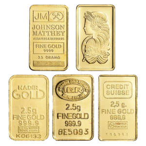 gold bar 2.5 gram